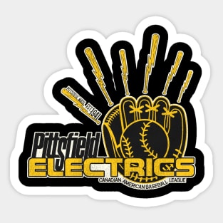 Defunct Pittsfield Electrics Baseball Team Sticker